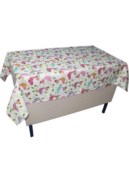 Kuş Desenli Öğretmen Masa Örtüsü (Pamuklu-Düz) fiyatları