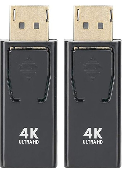 Mini Siyah 4K 30hz Displayport'dan Hdmi'ya Kablo Displayport Çevirici Dönüştürücü Pc Tv Xbox Için