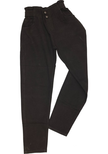 L2411 Kız Kot Pantolon
