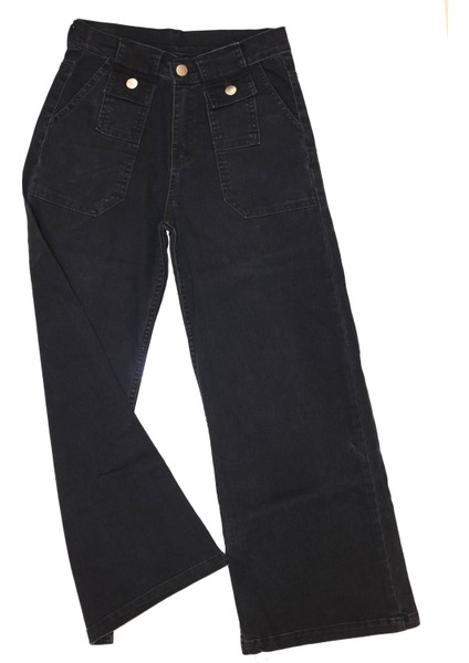 L2407 Kız Kot Pantolon