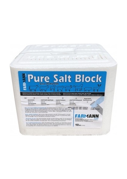 Pure Salt Block 10 kg 2 Adet