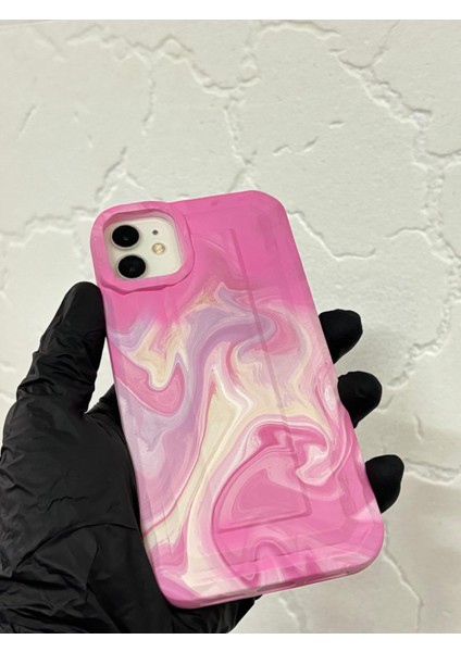 Apple iPhone 11 Uyumlu Pembe Silikon Telefon Kılıfı