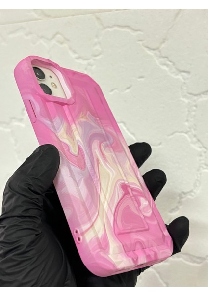 Apple iPhone 11 Uyumlu Pembe Silikon Telefon Kılıfı