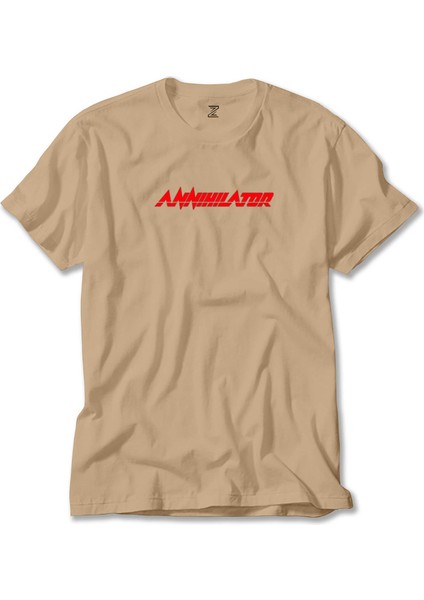Annihilator Logo Krem Tişört