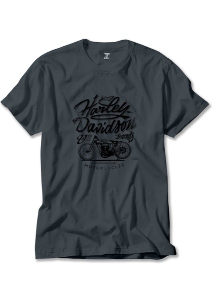 Harley Davidson Legends Füme Tişört
