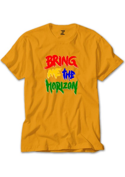 Bring Me The Horizon Rainbow Sarı Tişört