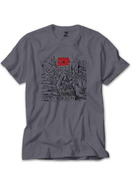 Morbid Angel Laibach Remixes Gri Tişört