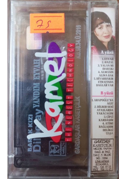 Dilber Ay Yandım Eyvah Açılmamış Jelatininde Kaset
