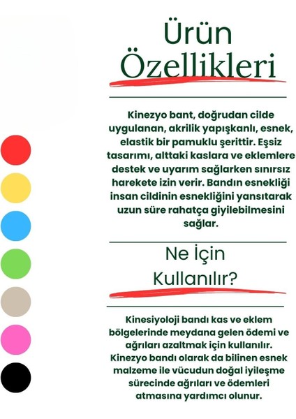 Agrı Bandı Bel Diz Omuz Boyun Sırt Bacak Agrı Bandı Yüksek Kalite Kinezyo Bant Kutulu modelleri