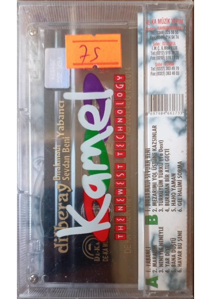 Dilber Ay Bırakmadı Sevdan Beni / Yabancı Açılmamış Jelatininde Kaset