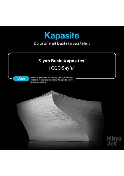 Kingjet® 150A / W1500A 20'li Paket - Hp Uyumlu Çipli Muadil Toner modelleri