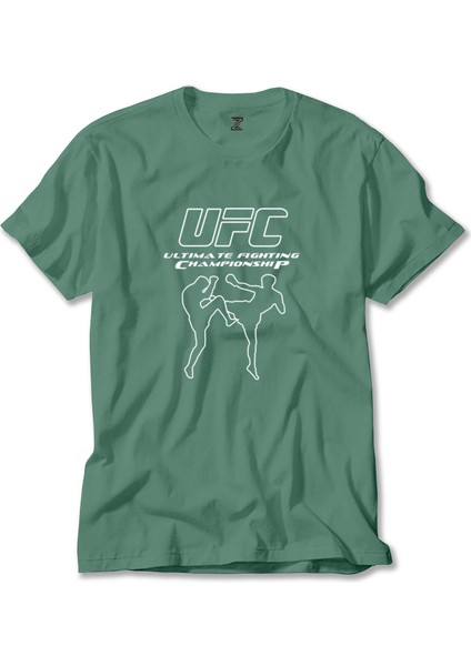 Ufc Kick Yeşil Tişört