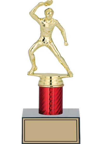 Masa Tenisi Erkek Figürlü Kupa-Okul Kupası-Ödül Kupası-Turnuva Kupası 22 cm