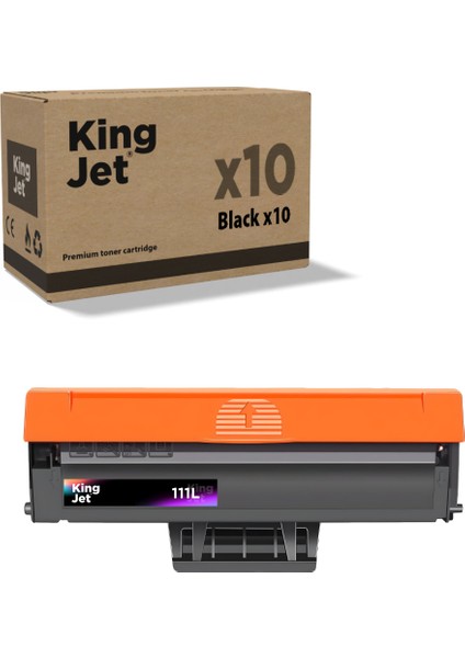 Kingjet® MLT-D111L 10'lu Paket - Samsung Uyumlu Çipli Muadil Toner