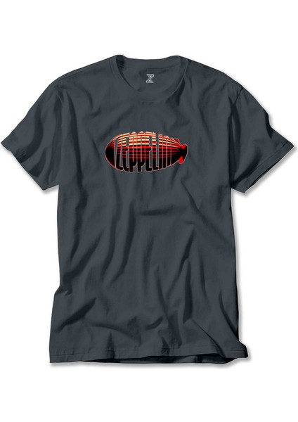 LED Zeppelin Zeplin Füme Tişört