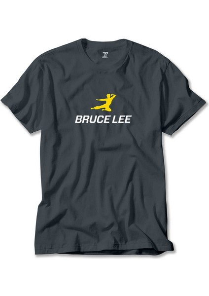 Bruce Lee Yellow Man Füme Tişört