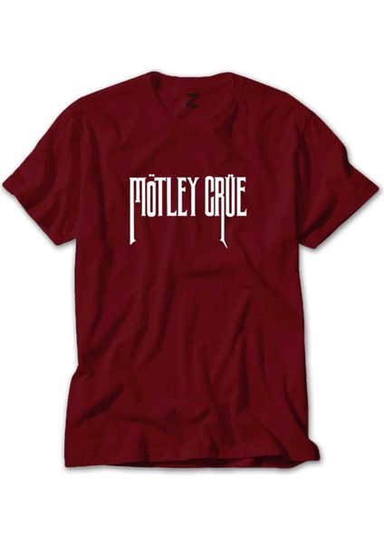 Mötley Crüe Logo Kırmızı Tişört