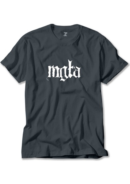 Mgla Logo Füme Tişört