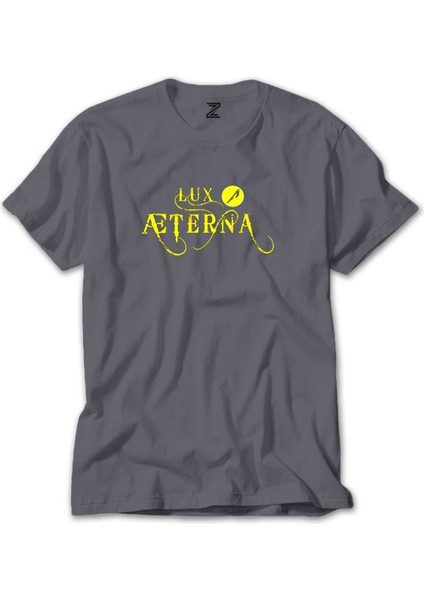 Metallica Lux Æterna Logo Gri Tişört