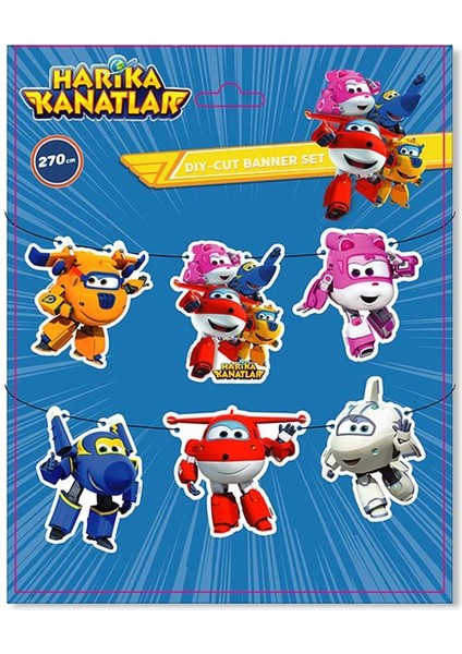 Harika Kanatlar Temalı Dıy-Cut Özel Kesim Banner