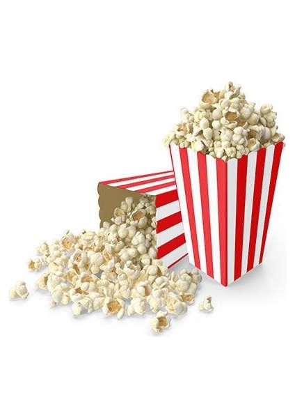 Kırmızı Çizgili Mısır Kutusu 8'li