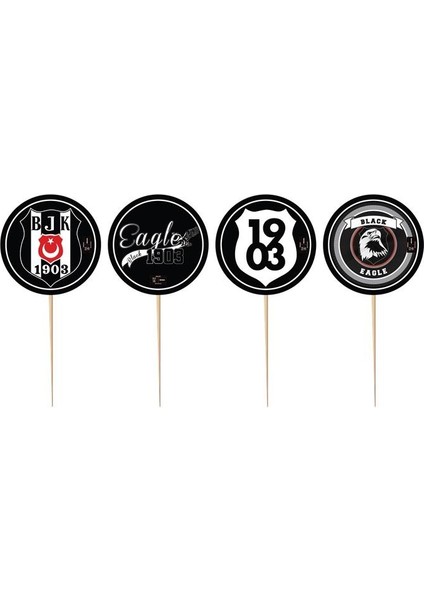 Beşiktaş Temalı Kürdan 8'li