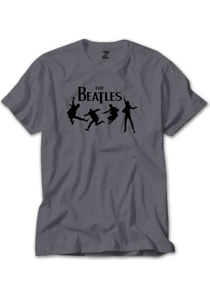 The Beatles Multimedia Gri Tişört