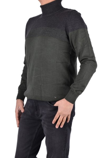 BRNG-21189 Tam Balıkçı Kazak/koyu Haki/m fiyatları