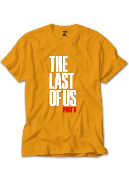 The Last Of Us Part 2 Yazı Sarı Tişört