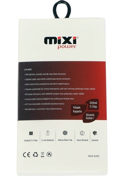 Mixipower Apple Iphone 6s Plus Uyumlu Yüksek Kapasiteli Batarya
