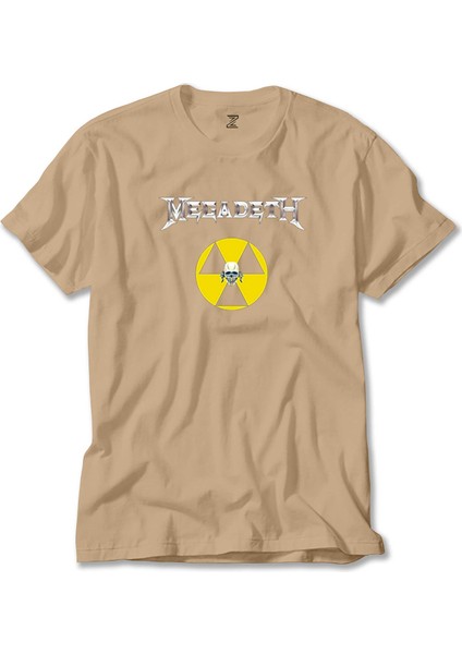 Megadeth Nuclear Radioactive Krem Tişört