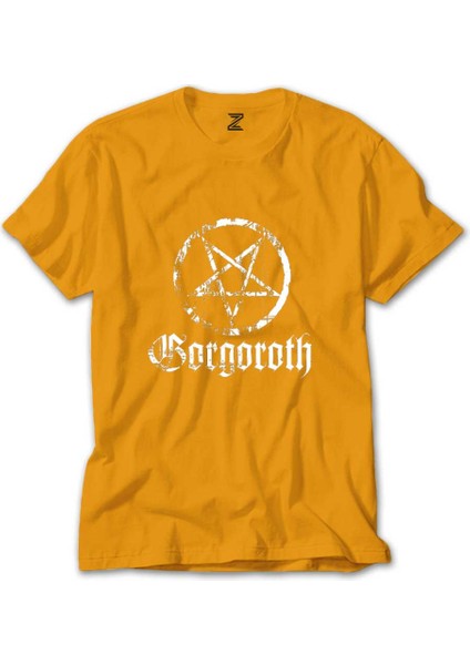 Gorgoroth Pentagram Sarı Tişört