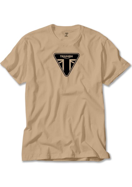 Triumph Motorcycles Ltd Krem Tişört