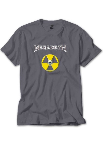 Megadeth Nuclear Radioactive Gri Tişört
