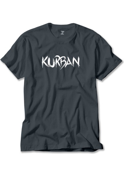 Kurban Text Füme Tişört