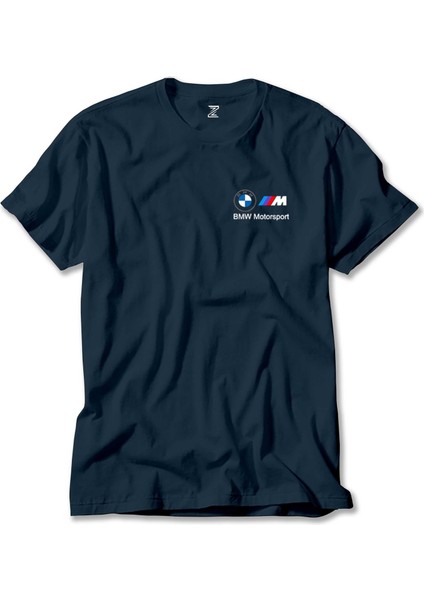 Bmw Logo M Power Motorsport 2 Lacivert Tişört