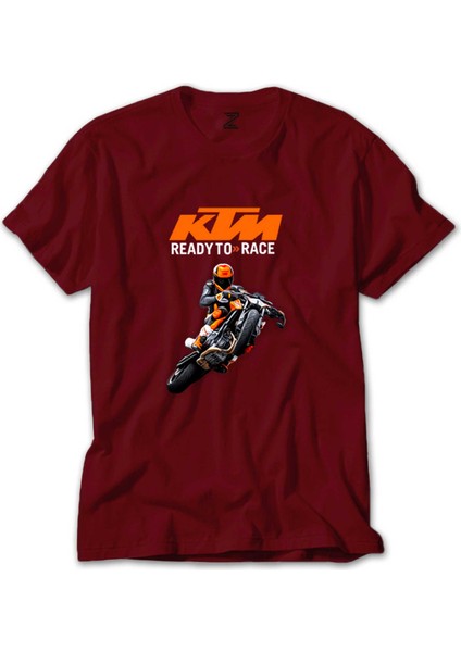 Ktm Ready To Race Moto Kırmızı Tişört