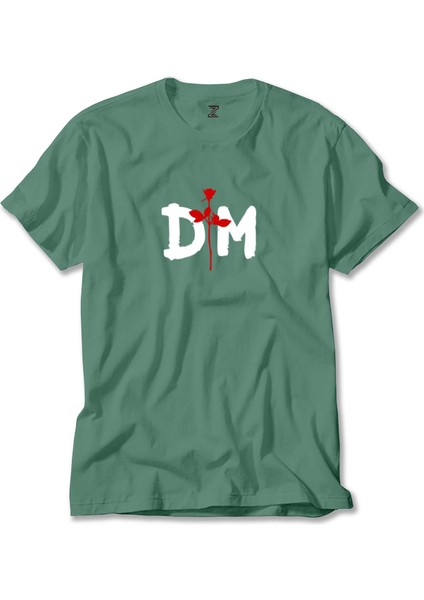 Depeche Mode Logo Yeşil Tişört