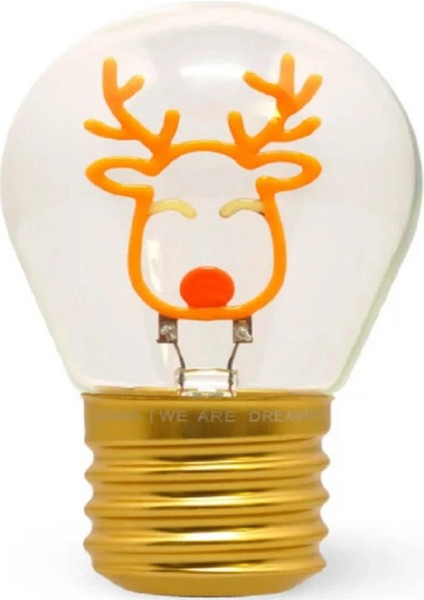 Yeni Yıl LED Masa Işığı Geyik