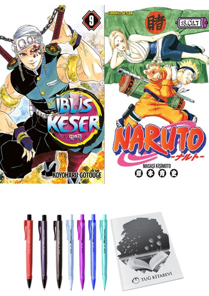 İblis Keser 9 ve Naruto 18 2li Set