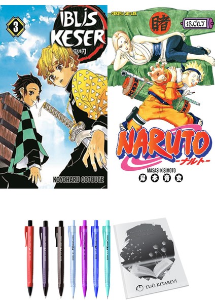 İblis Keser 3 ve Naruto 18 2li Set