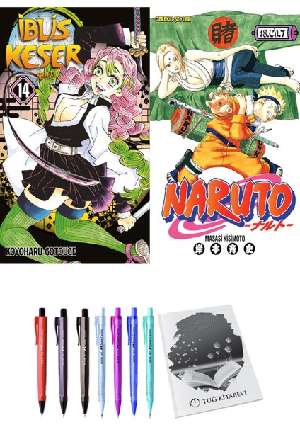 İblis Keser 14 ve Naruto 18 2li Set