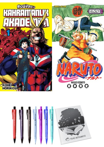 Kahramanlık Akademim 1 ve Naruto 18 2li Set