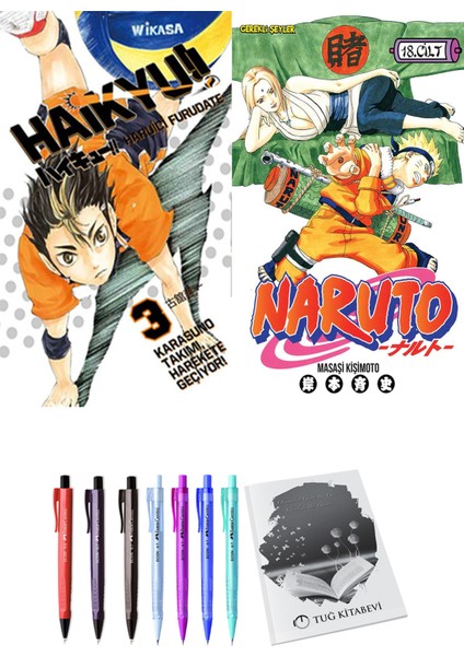 Haikyu!! 3 ve Naruto 18 2li Set