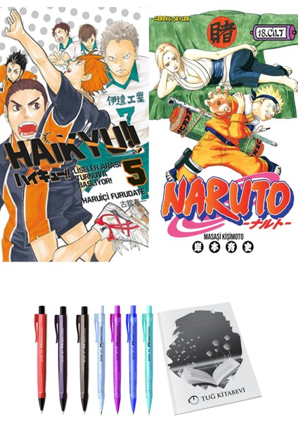 Haikyu!! 5 ve Naruto 18 2li Set