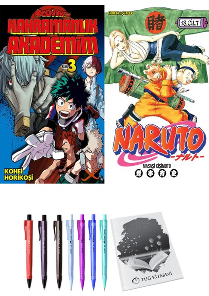 Kahramanlık Akademim 3 ve Naruto 18 2li Set