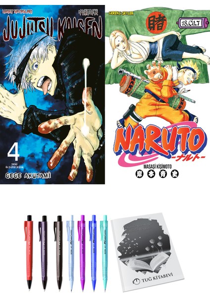 Jujutsu Kaisen 4 ve Naruto 18 2li Set