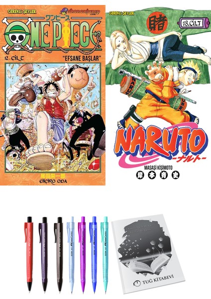 One Piece 12 ve Naruto 18 2li Set
