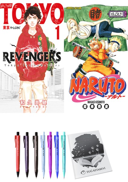 Tokyo Revengers 1 ve Naruto 18 2li Set