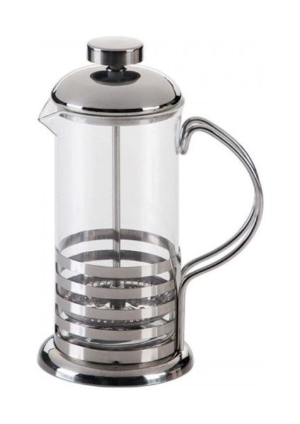 Paslanmaz Çelik Gövdeli French Press Kahve ve Çay Demleme Aparatı